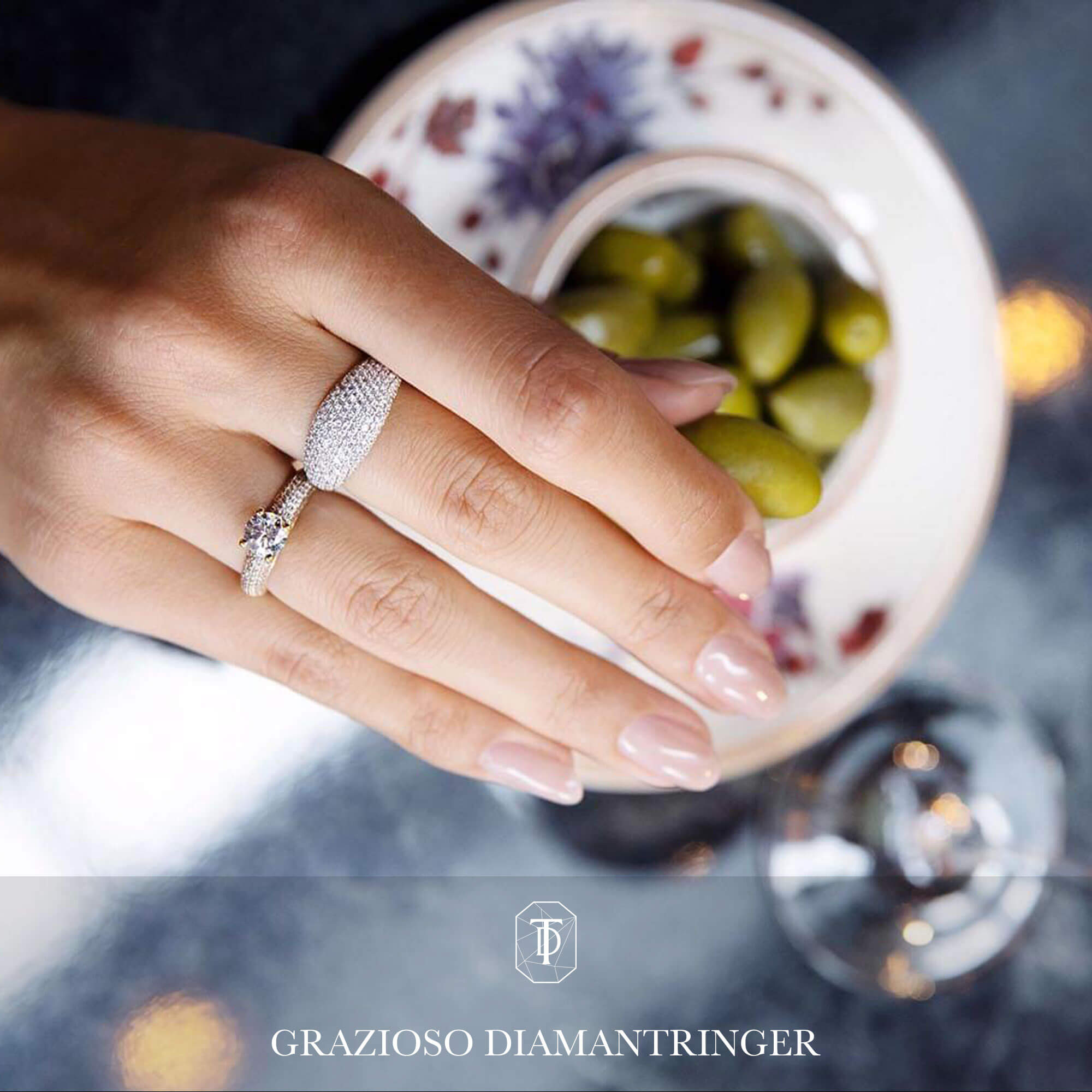 Grazioso Solitaire Diamantring