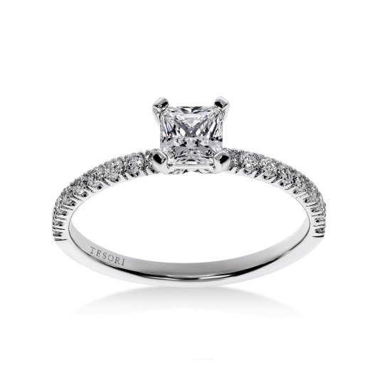 Moderna Solitaire II Princess forlovelsesring