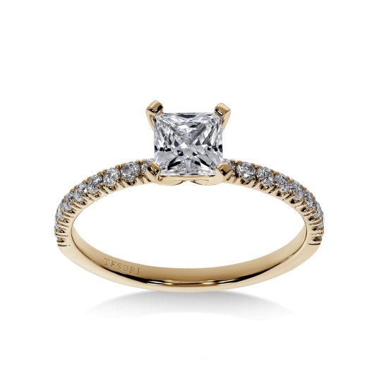 Moderna Solitaire II Princess forlovelsesring