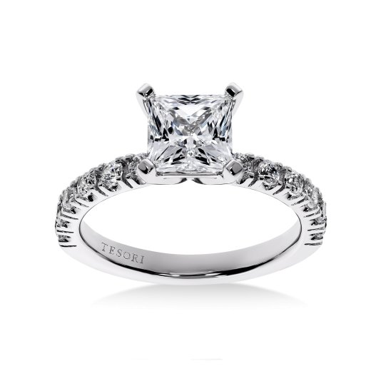 Moderna Solitaire II Princess forlovelsesring