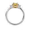 Diamantring - Gul Diamant 1,83ct