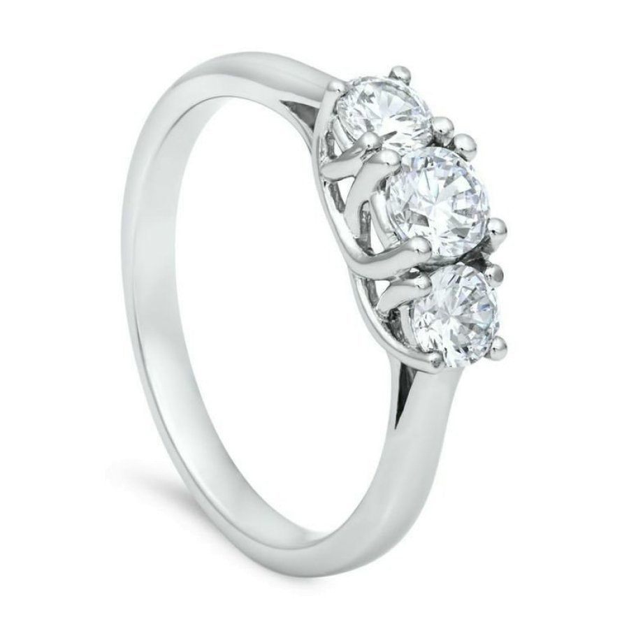 Trio Diamantring 0,80ct