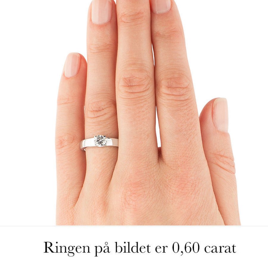 Forlovelsesring Brilliante diamantring 0 60 carat Tesori