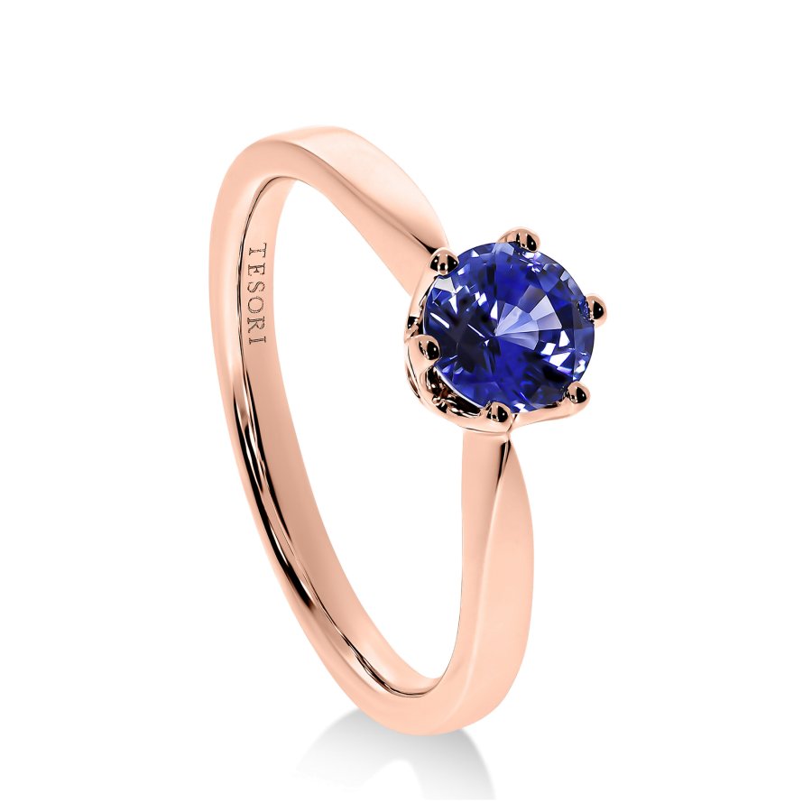 Bla safir ring Cielo forlovelsesring Tesori Diamanter