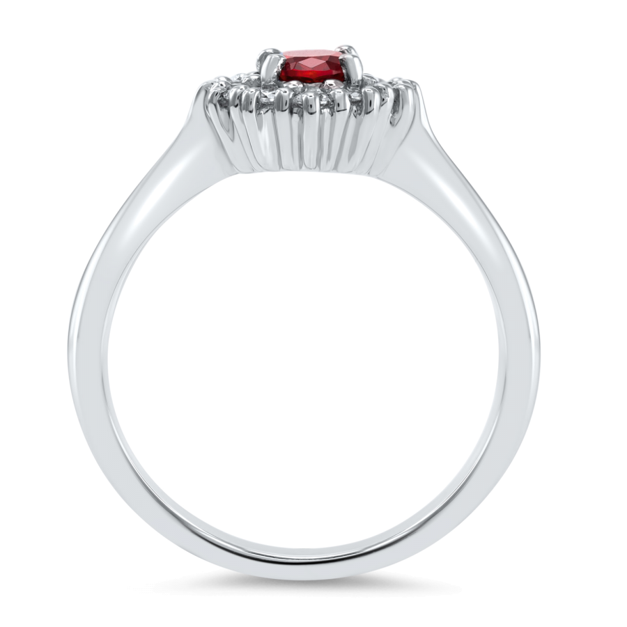 Magnifico Neo Ring Rubin og Diamanter