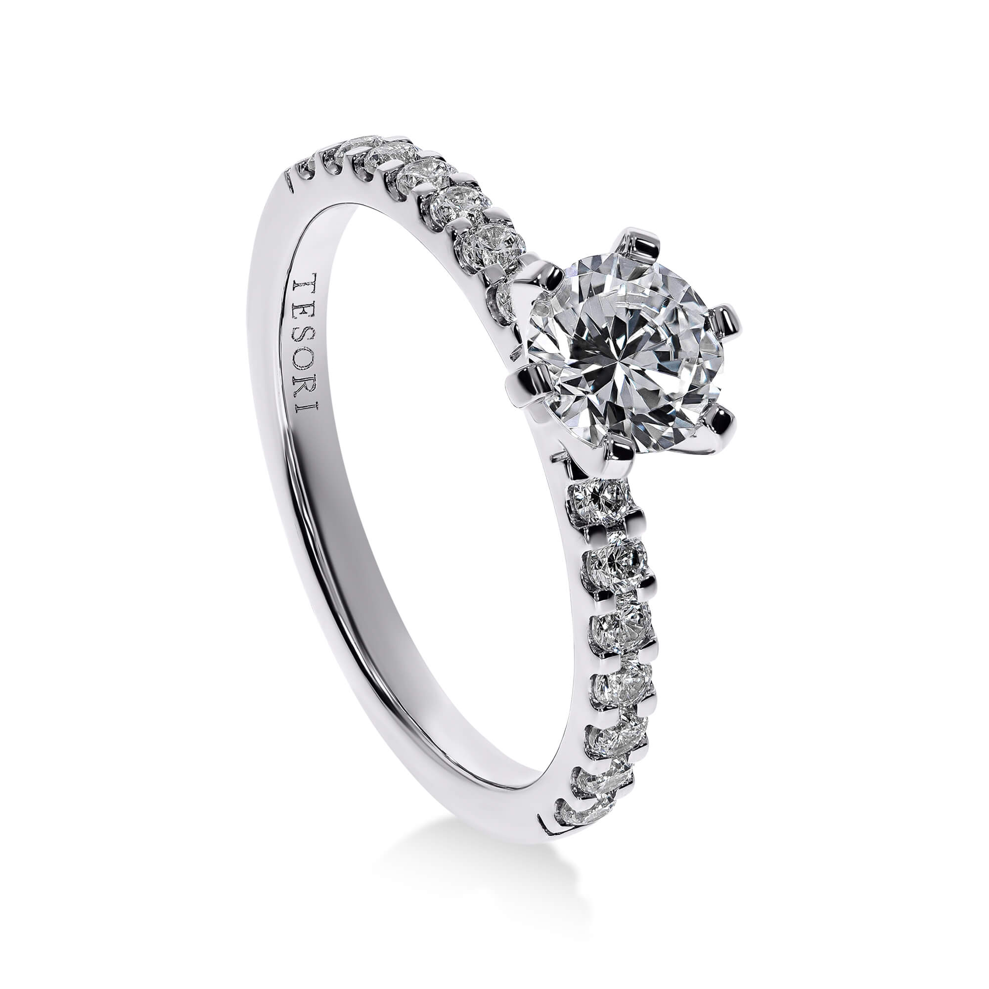 Lugano II Solitaire forlovelsesring