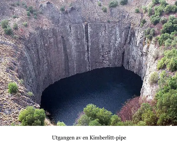 Utgangen av en kimberlitt-pipe